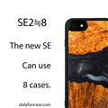 Stabilized wood - iphone7/8 Black - Dailyfuncase