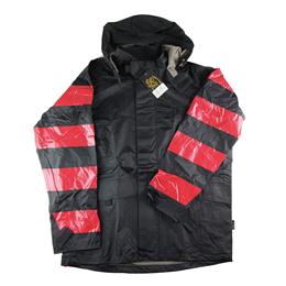 PRISON RAIN SUIT 防水レインスーツ RED /XLサイズ