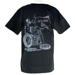 "BADASS" T-SHIRTS - BK/GR　Sサイズ