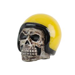 VINTAGE HELL'MET VALVE CAP /Yellow