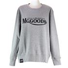 MGGOODS Smiles 8.8oz CREW /GRAY /S-size