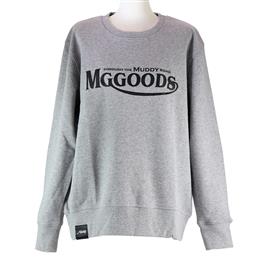 MGGOODS Smiles 8.8oz CREW /GRAY /M-size