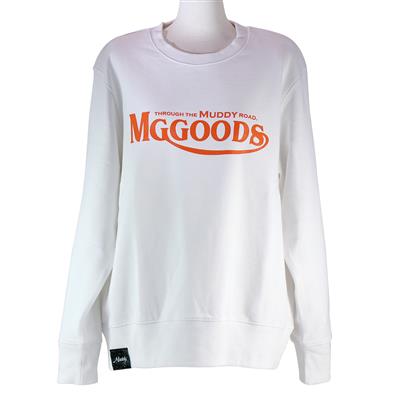 MGGOODS Smiles 8.8oz CREW /WHITE /S-size