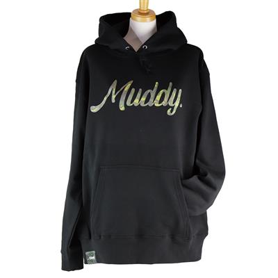 Muddy Camouflage 10.0oz HOODIE /BLACK /S-size