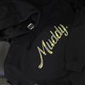 Muddy Camouflage 10.0oz HOODIE /BLACK /S-size