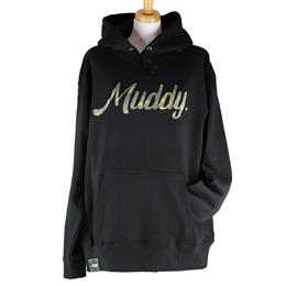 Muddy Camouflage 10.0oz HOODIE /BLACK /XL-size