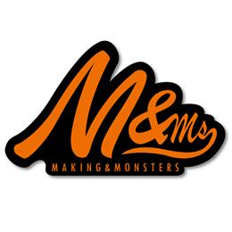 [廃版] STICKER "M&Ms" ブラック/オレンジ
