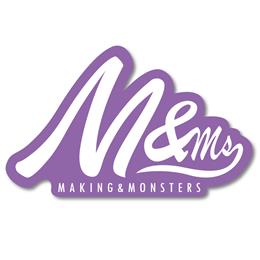 [廃版] STICKER "M&Ms" パープル/ホワイト
