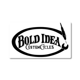 STICKER "BOLD IDEA" WH/BK