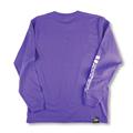 MGGOODS Smiles L/S TEE /Purple /XL-size