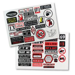 STICKER "SLANG STICKER SET" Universal Custom Choppers