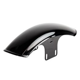 廃番　[未塗装品] タイトリブ フロントフェンダー　ショート　SR400/500(78'~Final)　黒塗装仕上げ