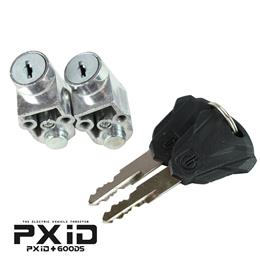 PXiD-F2 純正バッテリーロック/ハンドルロック　共通キーシリンダー