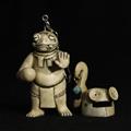 DWARF BOXER with removable helmet　カーキ