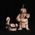 DWARF BOXER with removable helmet　ブラウン