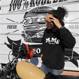 "MMS sculputures" HOODY /M-size