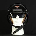 MORRIS Shorty helmet BLACK/Brown (Long fur)