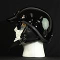 MORRIS Shorty helmet BLACK/DarkBrown (Short fur)
