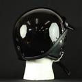 MORRIS Shorty helmet BLACK/DarkBrown (Short fur)