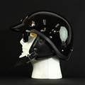 MORRIS Shorty helmet BLACK/Silver (Short fur)