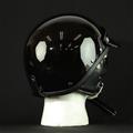 MORRIS Shorty helmet BLACK/Silver (Short fur)