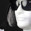 MORRIS Shorty helmet BLACK/Silver (Short fur)