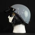 MORRIS Shorty helmet GRAY/Silver (Long fur)