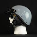 MORRIS Shorty helmet GRAY/DarkBrown (Short fur)