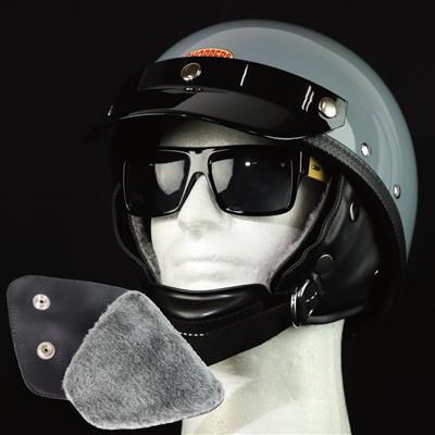 MORRIS Shorty helmet GRAY/Silver (Short fur)