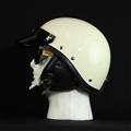 MORRIS Shorty helmet IVORY/Brown (Long fur)