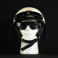 MORRIS Shorty helmet IVORY/DarkBrown (Short fur)