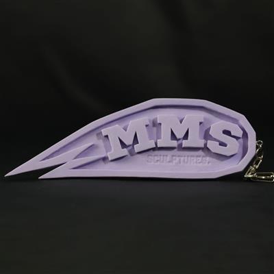 MMS EMBLEM KEYHOLDER - スモーキーパープル