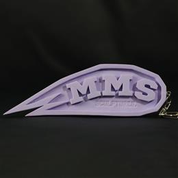 MMS EMBLEM KEYHOLDER - スモーキーパープル