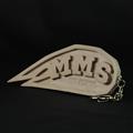 MMS EMBLEM KEYHOLDER - ウッディブラウン