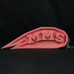 MMS EMBLEM KEYHOLDER - スモーキーレッド