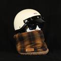 [廃番] ROBIN NECK WARMER /タータンチェック(ORANGE)&ブラウンファー[販売終了]