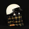 [廃番] ROBIN NECK WARMER /タータンチェック(YELLOW)&ブラックファー[販売終了]