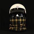 [廃番] ROBIN NECK WARMER /タータンチェック(YELLOW)&ブラックファー[販売終了]