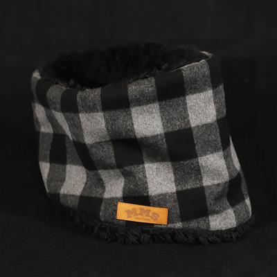 [廃番] ROBIN NECK WARMER /チェック(BK/GR)&ブラックファー[販売終了]