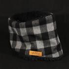 [廃番] ROBIN NECK WARMER /チェック(BK/GR)&ブラックファー[販売終了]