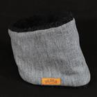 ROBIN NECK WARMER /インディゴデニムLB&ブラックファー