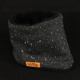 ROBIN NECK WARMER /ネップツイード&ブラックファー