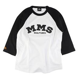 MMS RAGLAN! 3/4 SLEEVE /ホワイトxブラック /L-size