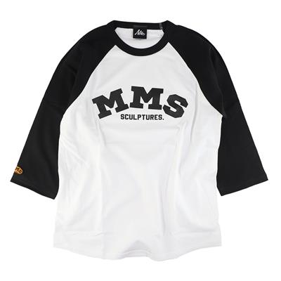 MMS RAGLAN! 3/4 SLEEVE /ホワイトxブラック /XL-size