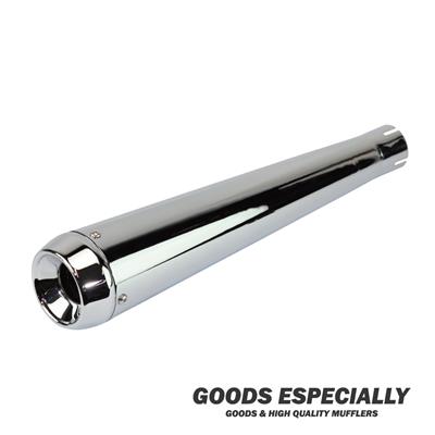SHORT CONE MEGAPHONE MUFFLER クローム - GOODS ESPECIALLY 