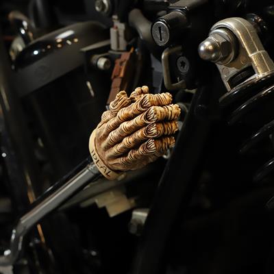 PRAY OR NOT SHIFTKNOB - ブラウン(M10-1.25)