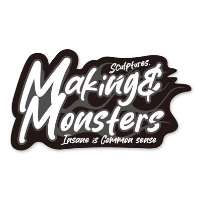 M&Ms "TheFlames" STICKER - MONO