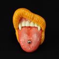 BRATTY LIP NumberBolt /Tongue Piercing /イエロー
