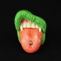 BRATTY LIP NumberBolt /Tongue Piercing /グリーン