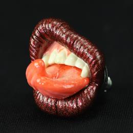 BRATTY LIP NumberBolt /Split tongue /バーレスクレッド